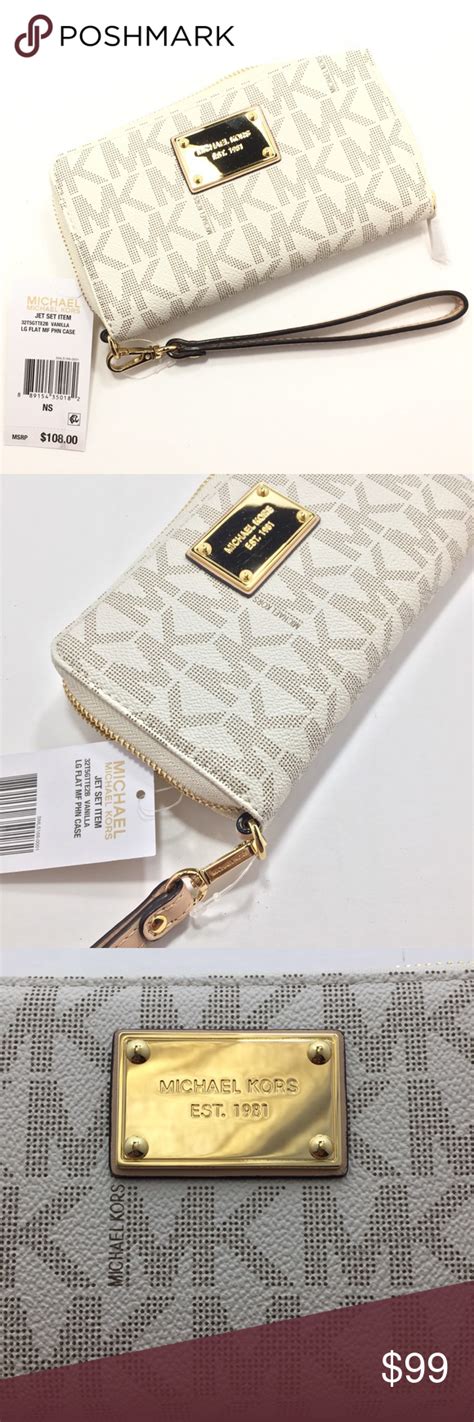 michael kors patent leather wristlet|michael kors wristlet jet set.